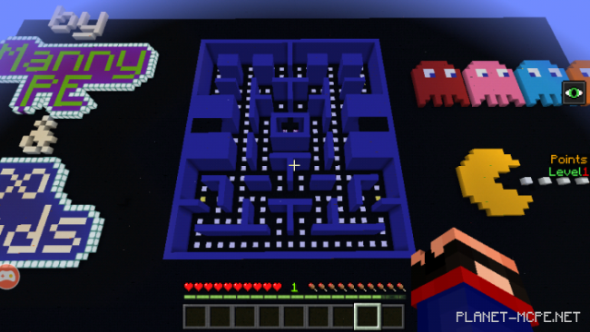 Карта Pac-Man Game