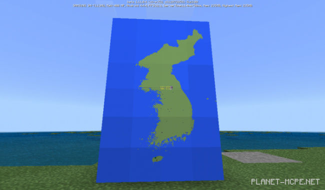 Карта Map of Korea 1.11