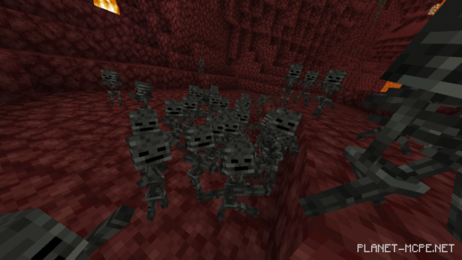 Мод Baby Wither Skeletons