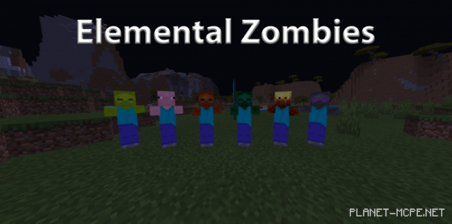 Мод Elemental Zombies