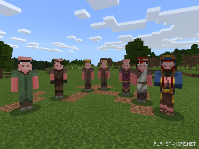 Мод Pig Villagers