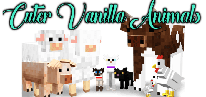 Текстурпак Cuter Vanilla Animals