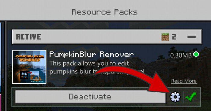 Текстурпак Pumpkin Blur Remover