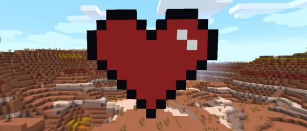 Как выразить свою любовь в Minecraft?