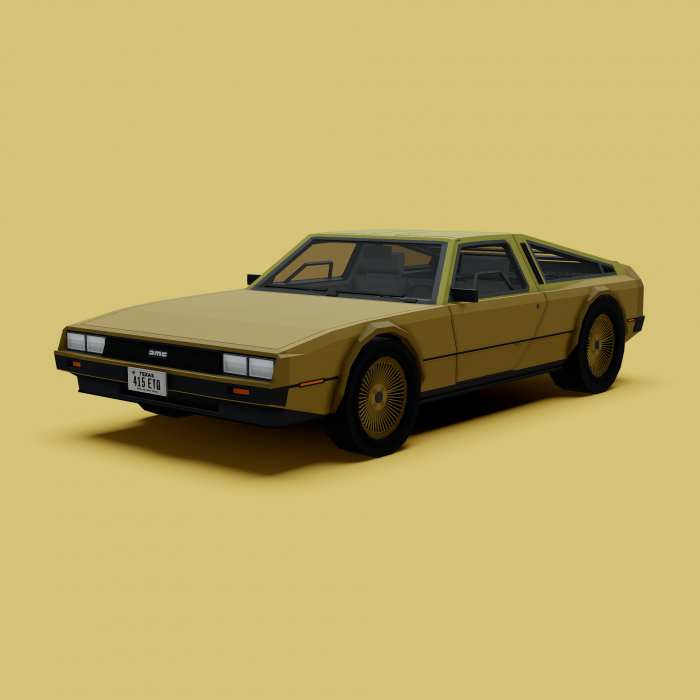 Золотой | Мод DeLorean DMC-12