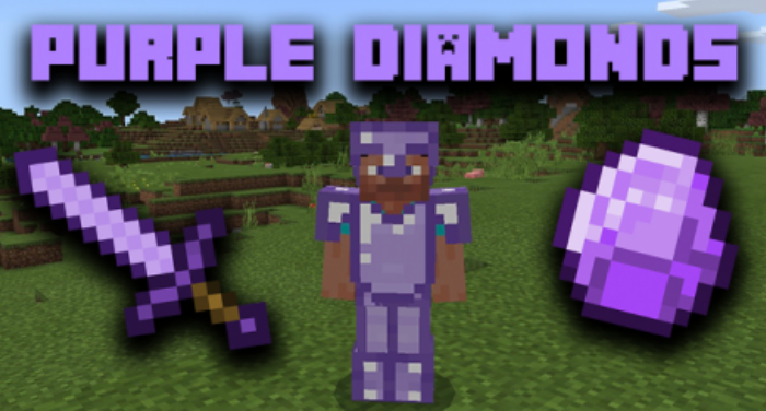 Текстурпак Purple Diamonds (1.14+)