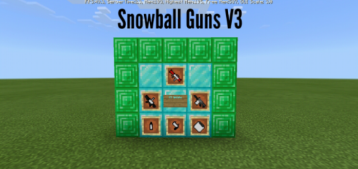 Мод Snowball Guns 1.14+