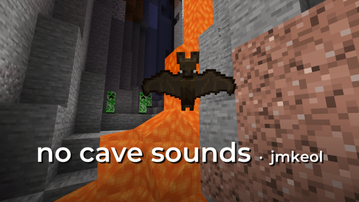 Текстурпак No Cave Sounds