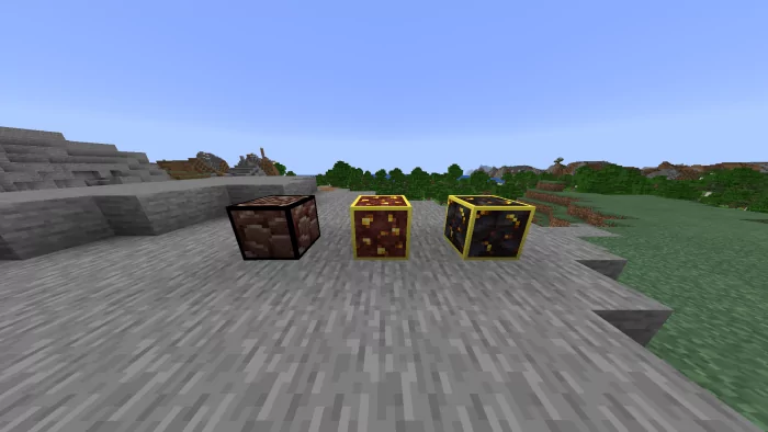 Текстурпак Outlined Nether Ores