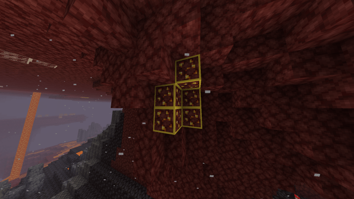 Текстурпак Outlined Nether Ores