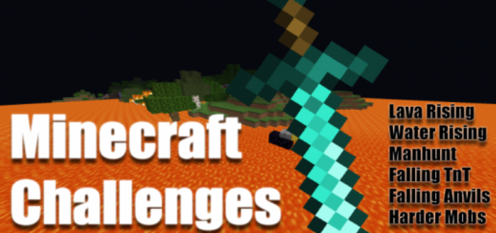 Мод Minecraft Challenges