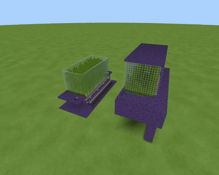 Карта Bedrock Auto Sweeping Bamboo Farm