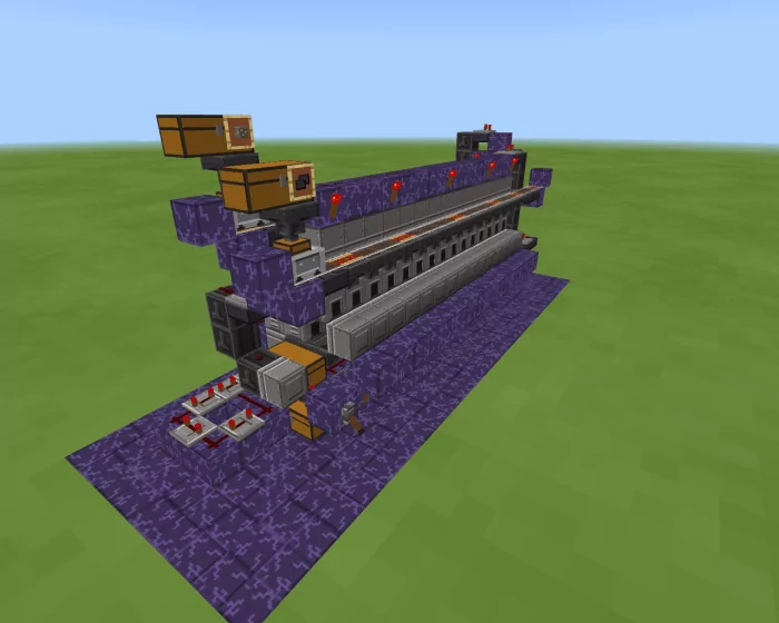 Карта Bedrock Auto Furnace and Smelter