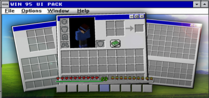 Текстуры Windows 95 UI