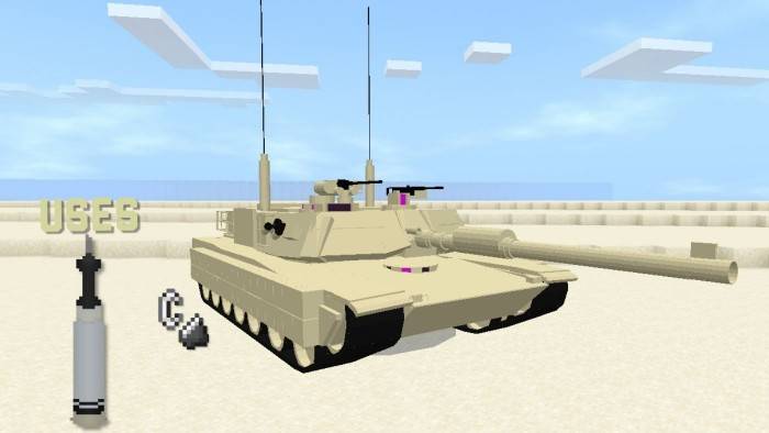 Основой боевой танк США с динамической защитой M1a2 Sepv3 | Мод Военные машины