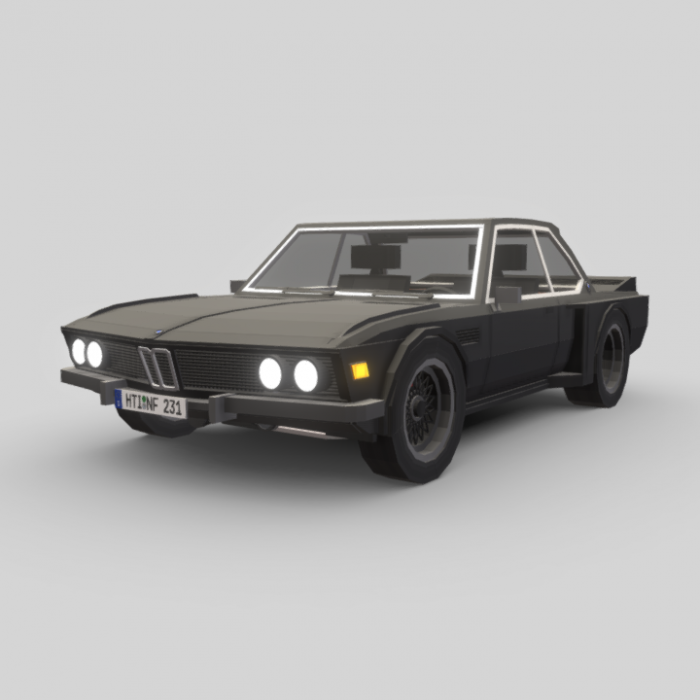 Черный | '71 BMW E9 (3.0 CSL)