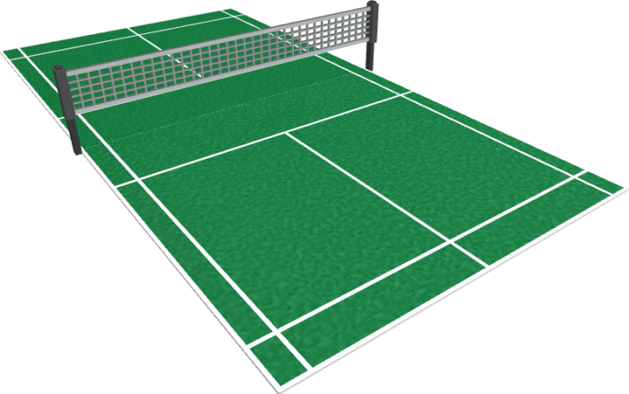 Теннисный корт | Мод Спортивный инвентарь