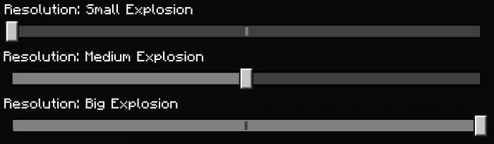 Настройка разрешения | Мод Взрывающиеся блоки