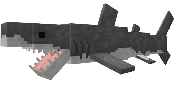 Большая белая акула | Мод Водяная бездна