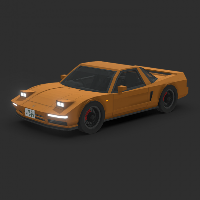Оранжевый «Имола» | Мод Honda NSX Type S Zero (NA1)