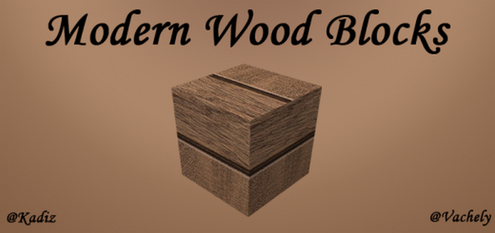 Мод Современные деревянные блоки
