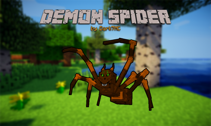 Скриншот монстра | Мод Демонический паук