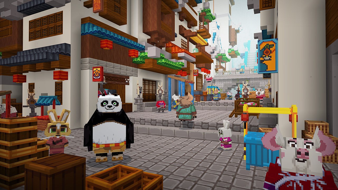 Кубические приключения По: новое DLC «Кунг-фу Панда» в Minecraft