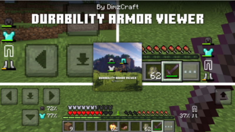 Превью мода | Мод Durability Armor Viewer