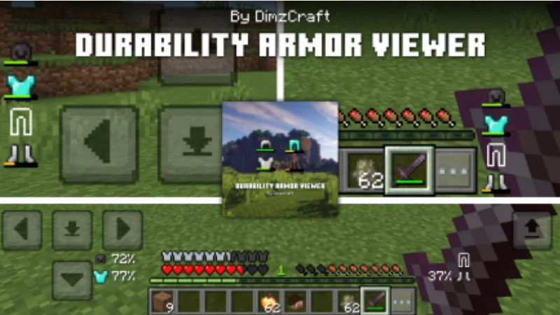 Превью мода | Мод Durability Armor Viewer