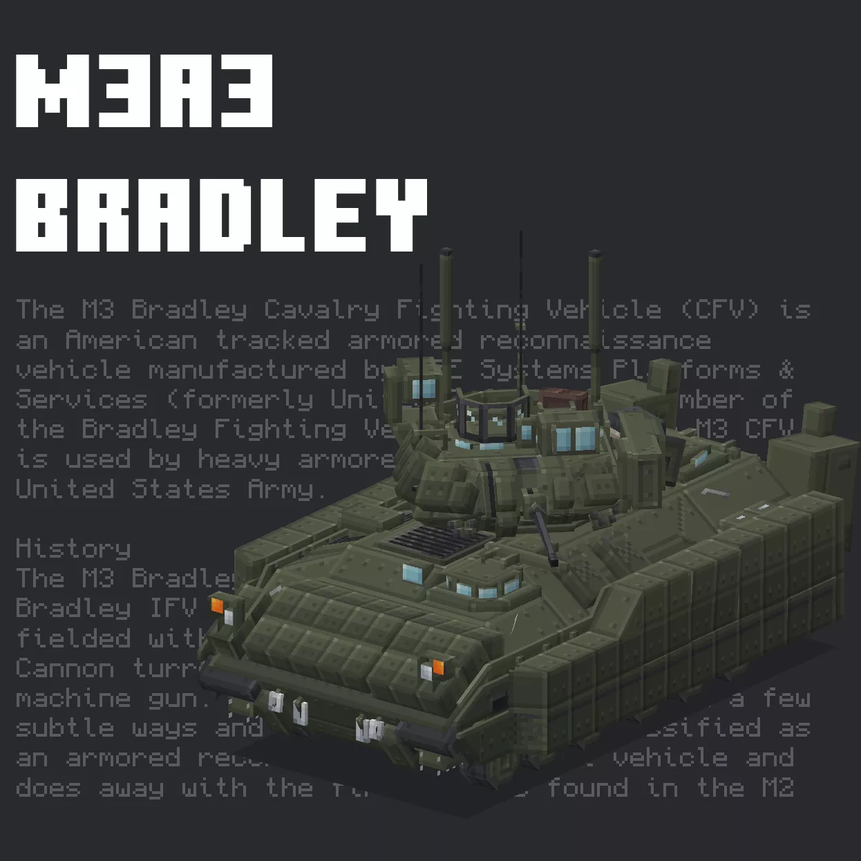 Bradley Armored Vehicle